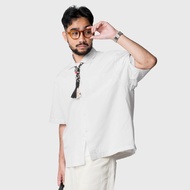 KEMEJA Noforty Project Oversized Shirt Qiro Whitekoko