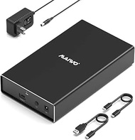 MAIWO External SAS Enclosure,SAS/SATA Hard Drive Enclosure for 2.5/3.5 inch SSD HDD,SAS to USB3.1 Co