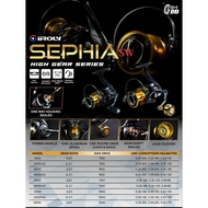 IROLY SEPHIA SALTWATER SPINNING Reel Spinning Reel Saltwater