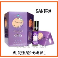 Sandra AL REHAB Perfume (6ml 6pcs) Box Saudi Arabia