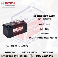 BOSCH ST HIGHTEC AGM LN6 | DIN105L CAR BATTERY