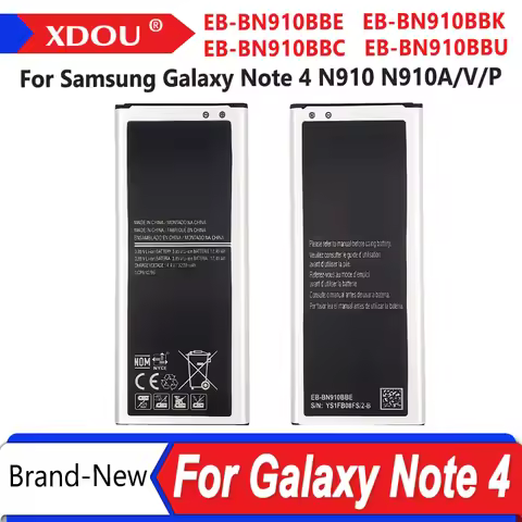 Brand New EB-BN910BBE EB-BN910BBK EB-BN910BBC EB-BN910BBU 3220mAh battery For Samsung Galaxy Note 4 