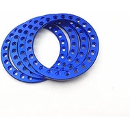 RCLIONS 4pcs Aluminum Replacement Wheel Rim Beadlock Ring for 1:10 RC Crawler Car 1.9" RC Wheels/Rim