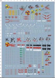 64377 - PG Red Astray gundam MBF-P02KAI 紅異端改/紅色異端 紅迷惘 高達 水貼紙4