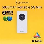 D-Link DWR-U2000 5G / 4G LTE 5000mAh Portable MiFi Wireless WiFi Modem Router Dual Band 2.4Ghz 5Ghz