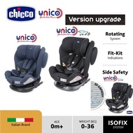 💖100% Official Chicco Brand💖Original Chicco Unico Plus 360 Spin IsoFix Baby Car Seat, 💖(ECE R44/04)💖