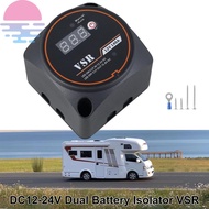 Dual Battery Isolator 12V 140AMP IP68 Waterproof Battery Voltage Sensitive Relay with Indicator Ligh