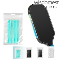 WISDOMEST 4Pcs Pickleball Paddle Weight Tape, Wear-Resistant Universal Paddle Balance Sticker, Decor