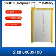 6060100 18.5Wh Rechargeable High Large Capacity LiPo Battery Cell 3.7V 5000mAh Lithium Polymer Batte
