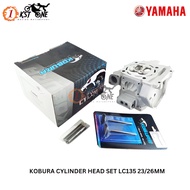 KOBURA CYLINDER HEAD SET LC135 23/26MM