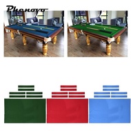 [Phenovo] Pool Table Cloth & 6 Felt Strip for 9ft Snooker Billiard Table Gears Red