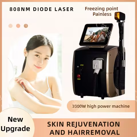 808nm Ice platinum Laser Diode Hair Removal Machine Permanent Best Painless Skin Care Device 3 Wavel