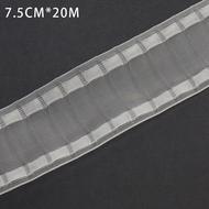 【A innovation】 10M/20M White Pleat Curtain Pinch Heading Tape Transparent Rod Belt Crafts Nylon Mult