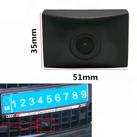 YIFOUM HD CCD Car Front View Parking Night Vision Positive Waterproof Logo Camera For Audi Q7 4L Fac