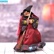 CABEZAG Halloween Witch Ornaments, DIY Handmade Broom Witch Figurines, Cartoon With Broom Witch Witc