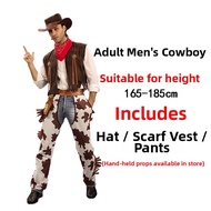 Cowboy Costume Role Play Clothes Woody Suit