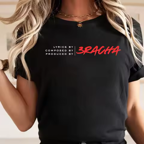 3RACHA Inspired T-Shirt Trendy Kpop Shirt Korea Fashion Graphic Tees Kpop Merch Streetwear Retro Sho