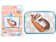 ใหม่ CHANEL2HAND99 Mofusand Shrimp Nyanja Rose Pouch กระเป๋านิตยสารญี่ปุ่น กระเป๋าเครื่องเขียน กระเป๋า A4 กระเป๋าแมว