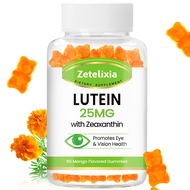 Lutein Gummies 25mg - Eye Vitamins Lutein & Zeaxanthin Eye Health Supplements for Adults,Sugar Free 