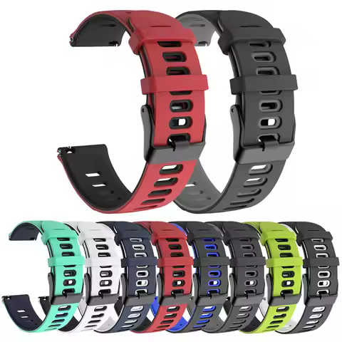 22mm Silicone Strap For HUAWEI WATCH GT 3 46mm Band Replacement Bracelet Strap for Huawei Watch 5 46