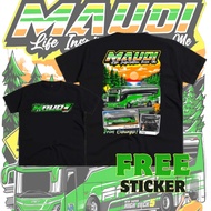 Maudi Jet Bus 5 FADEL Bus T-Shirt Free Sticker