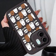 Casing hp for Infinix Smart 9 Smart 9 HD Hot 50 4G Hot 50I Hot 50 Pro Hot 50 Pro Plus Case Bears and