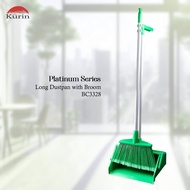 Kurin Houseware - Floor broom and dustpan premium broom Broom Dustpan Broom and Dustpan set