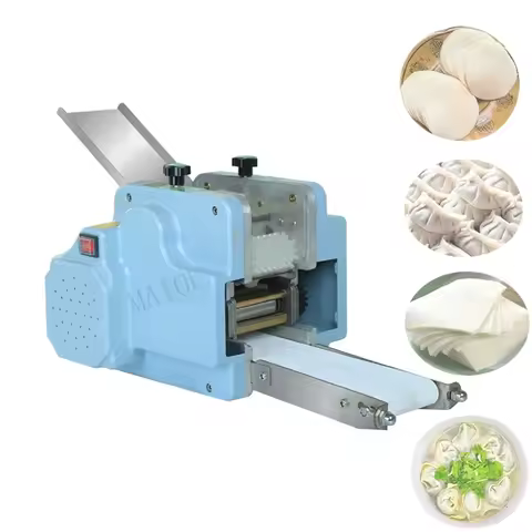 Automatic Gyoza Dumpling Skin Maker Lumpia Dumpling Wrapper Moulding Machine Ravioli Skin Making Mac