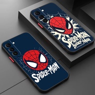 Phone Case Spider-man Blue 061A For Samsung S23 S24 S25 S20 S21 S22 FE Plus Ultra A17 A33 A34 A42 A5