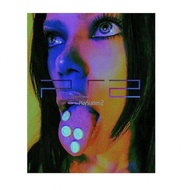 1 ชิ้น ภาพศิลปะติดผนัง เกมเมอร์รีโทร, โปสเตอร์เกมรีโทรแบบวินเทจ, โฆษณา PS2 ที่ท้าทายจากยุค 2000 ภาพพ