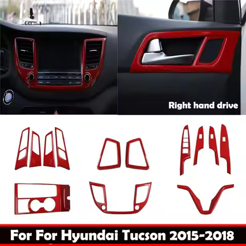 RHD For For Hyundai Tucson 2015-2018 Accessories Center Control Console gear panle window rise switc