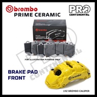 BREMBO PRIME CERAMIC PORSCHE CAYENNE 2010 19Z 6POT CALIPER FRONT BRAKE PAD