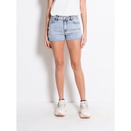 palazo HI STYLE Women Mid Rise Short Jeans - Light Blue