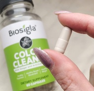 COLON CLEANSE BY BIOSIGLA SAFE AND EFFECTIVE COLON CLEANSE AND GUT HEALTH SUPPORT 60 CAPSULES