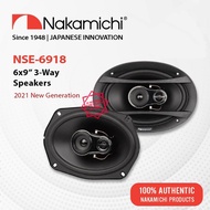 Nakamichi NSE6918 - 6x9" 3 Way Coaxial Speakers 260W | Car Speaker | Speaker ./ NAKAMICHI 6x9 Speake