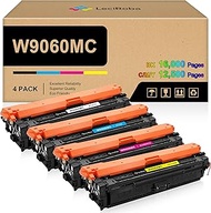 LeciRoba W9060MC Toner Cartridge 4 Pack Compatible for HP W9060MC W9060 Toner for HP Color Managed E