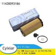 Oil Filter for BMW Countryman X1 X2 F54 F55 F56 F57 I8 for MINI CLUBMAN Engine Oil Filters 114285931