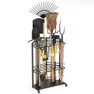 Multifunctional Garden Tool Rack Storage Rack Long Handle Triangle Tool Farm Tool Metal Tool Rack Ga