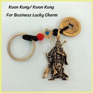 └ ✺ ❋ Ziyang Fengshui Kuan Kung Kwan Kung For Business Lucky Charm Keychain