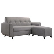 Sandra 3 Seater Sofa with Stool | Fabric Sofa | - Free Delivery