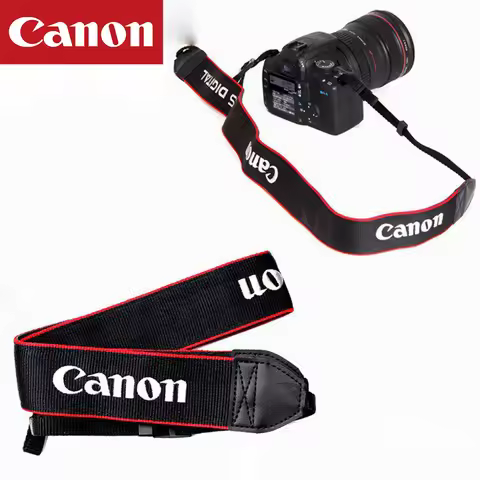 Original Canon EOS 40D, 50D, 60D, 400D, 450D, 500D, 77D camera shoulder strap, neck strap