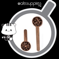 Espresso Coffee Walnut Wooden Measuring Scoop Spoon Portable for Coffee Beans Powder 8gram 10gram