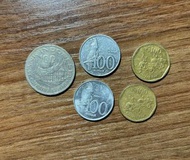 印尼錢幣五枚