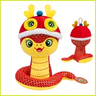 Cute Snake Plush Year Of The Snake Doll Cute Snake Mascot Style 11 Inch 3D Snake Plushie With Cute f