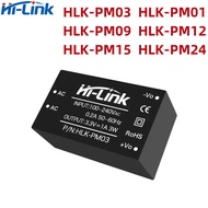 Free ship HLK-PM01 10pcs/lot HLK-PM03 HLK-PM12 ACDC 220V To 5V/3.3V/12V Mini Power Supply Module Int
