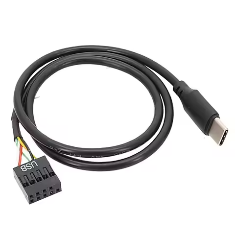 High Speed USB 9Pin to Type C Adapter Shielded for Transmission USB Cable Type C Connector Cable USB