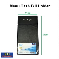 K2 PVC Menu Cash Bill Holder 3266 / Receipt Holder / Bill Holder / Restaurant Payment Holder