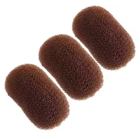 3Pcs Fashion Hair Clip Invisible Fluffy Sponge Clip Puffy Hair Pad Heighten Hairpin Hair Volume Incr