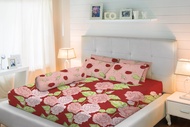 Internal - Sprei Queen 160x200 Tinggi 25 Bantal 4 -  Ghea