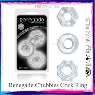 NS Novelties Renegade Chubbies Cock Ring Clear